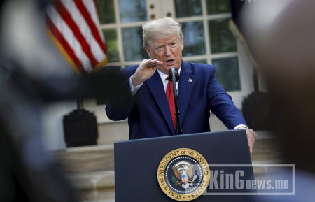 Трамп: АНУ хамгаалалтын хэрэгслийн нөөцөө бараг шавхчихсан